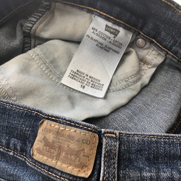 Levi’s 505 Straight Leg Jeans, sz 16 - Picture 3 of 7